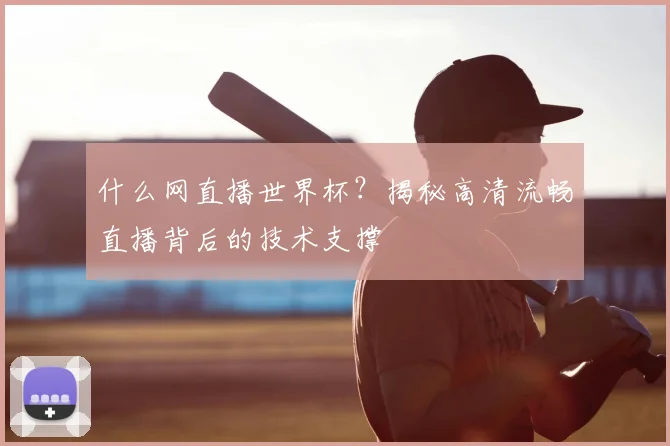 什么网直播世界杯？揭秘高清流畅直播背后的技术支撑