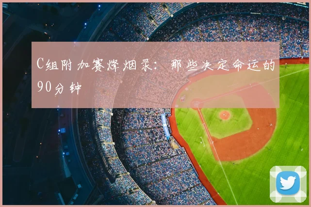 C组附加赛烽烟录：那些决定命运的90分钟